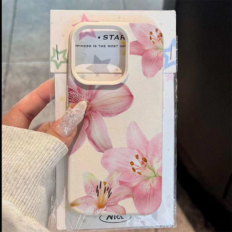 Samsung Galaxy S25 - Custodia per telefono con texture rosa