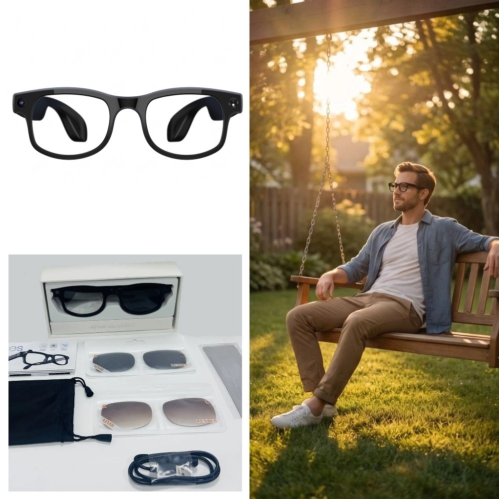 Occhiali Smart AI 2 in 1 con F - Smart Glasses Lens recensione e prezzo
