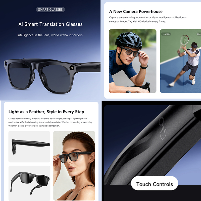 Occhiali Intelligenti 4K UHD c - Smart Glasses Lens recensione e prezzo